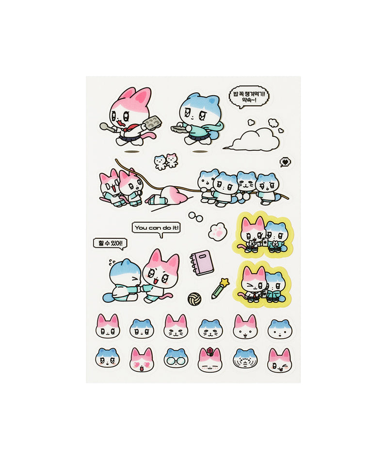 KAKAO FRIENDS - TransparentAutocollant Rose - Detail 10