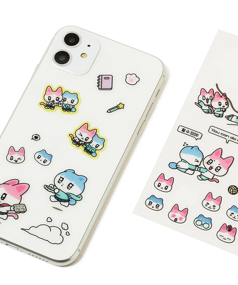 KAKAO FRIENDS - TransparentAutocollant Rose - Detail 11