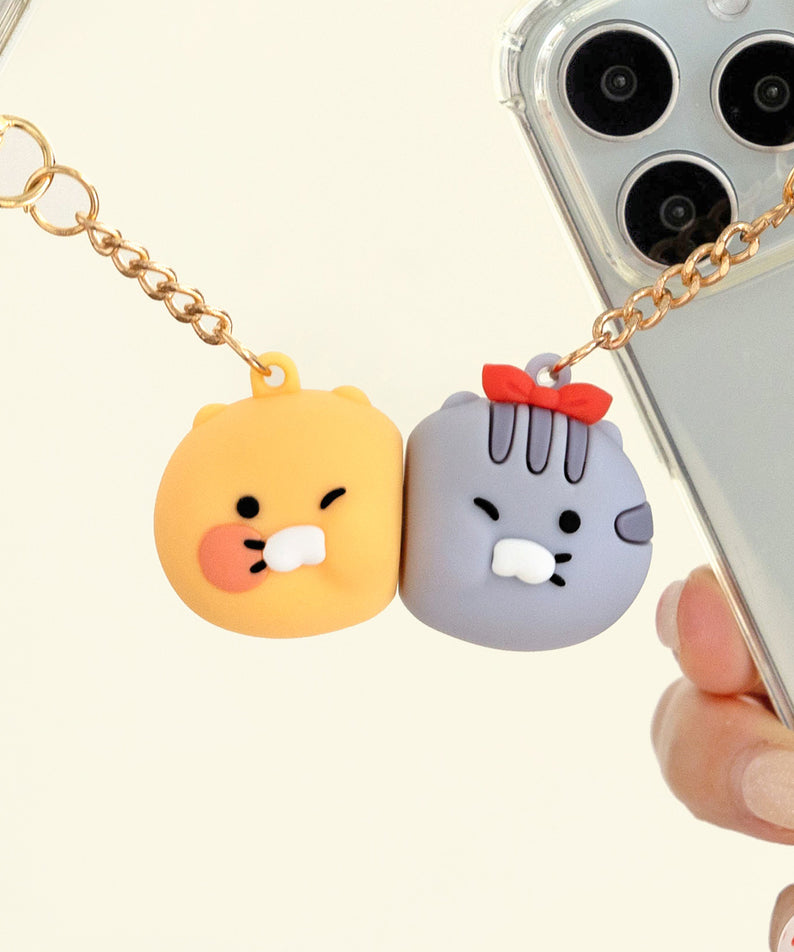 KAKAO FRIENDS - Chunsik Figurine Aimant Porte-cles Set