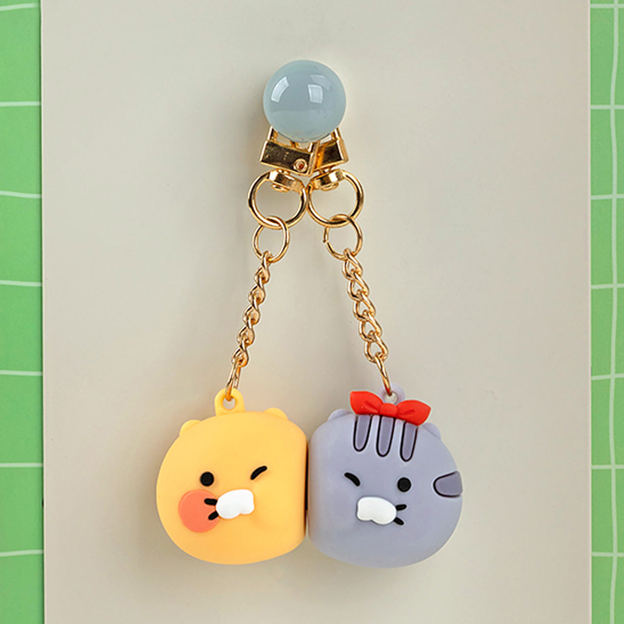 KAKAO FRIENDS - Chunsik Figurine Aimant Porte-cles Set