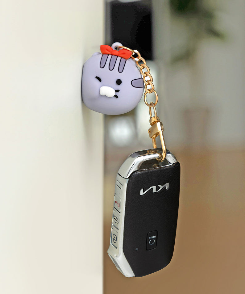 KAKAO FRIENDS - Chunsik Figurine Aimant Porte-cles Set