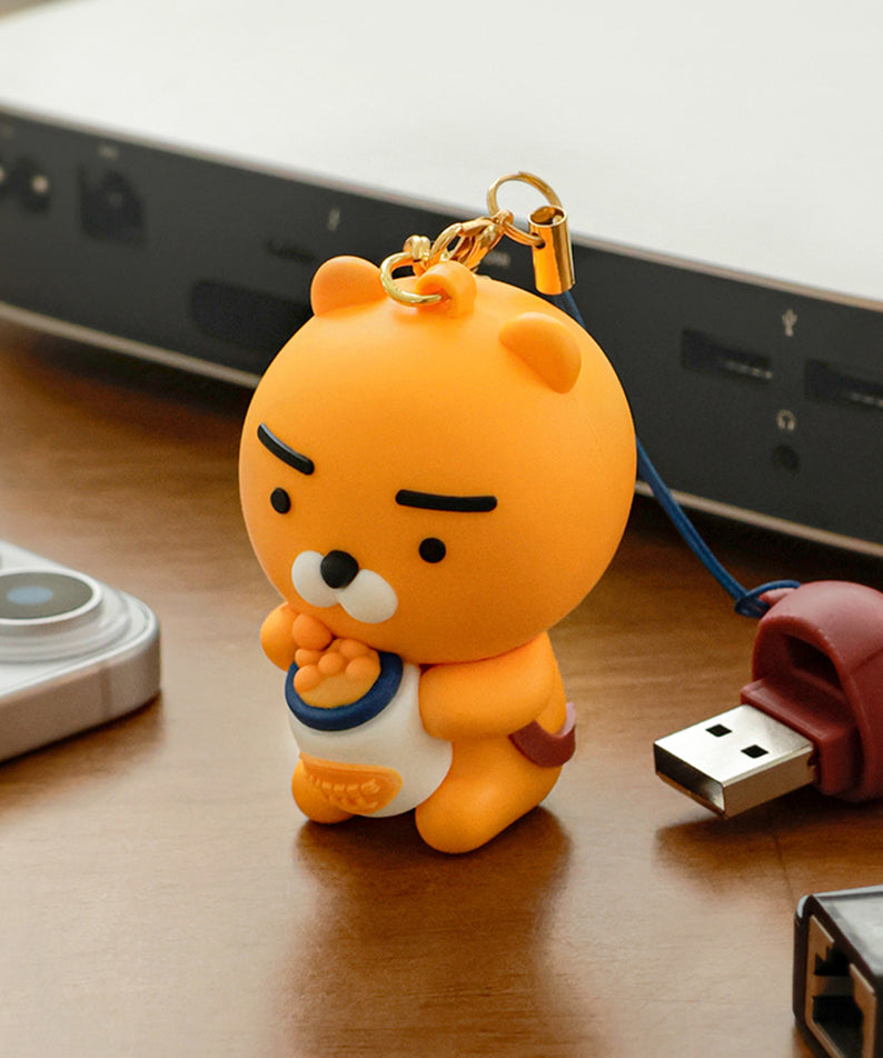 KAKAO FRIENDS - 64GB USB Figurine Porte-cles Sac a Dos Ryan