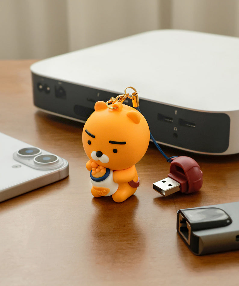 KAKAO FRIENDS - 64GB USB Figurine Porte-cles Sac a Dos Ryan - Detail 6