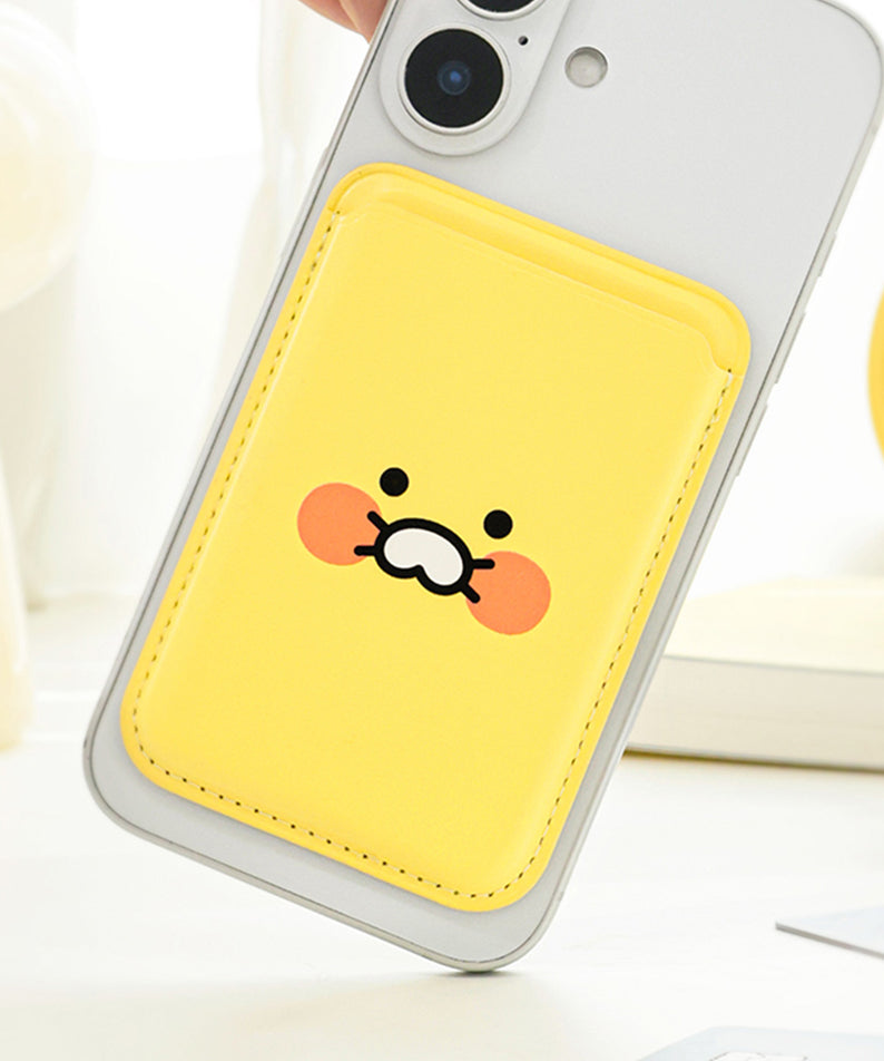 KAKAO FRIENDS - PU Porte-Cartes Jaune Chunsik