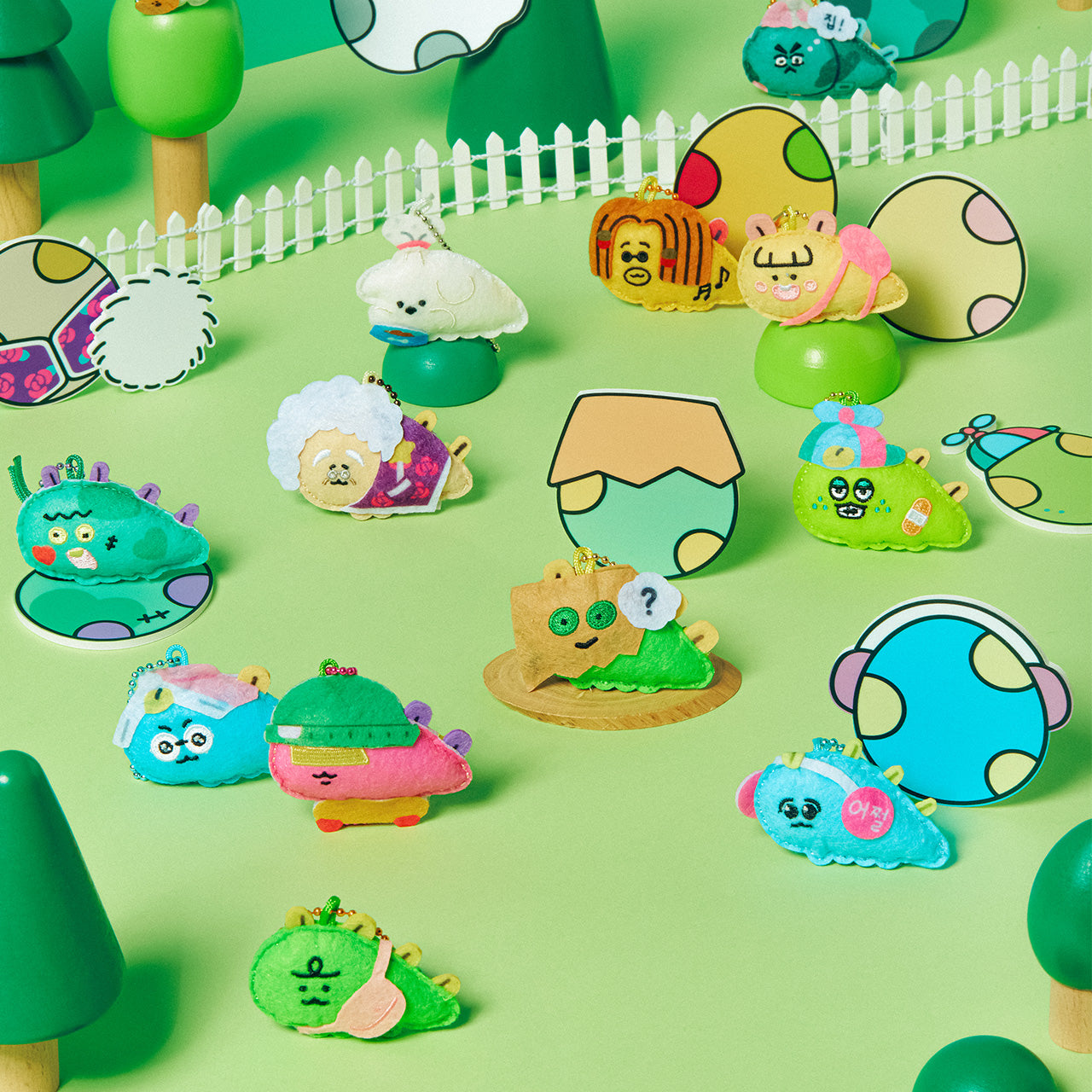 KAKAO FRIENDS - Porte-cles Peluche