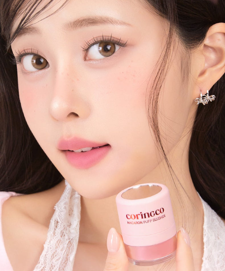 CORINGCO Macaron Puff Blusher