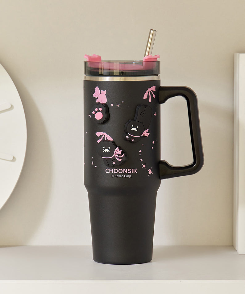 KAKAO FRIENDS - Noir Aimant Tumbler