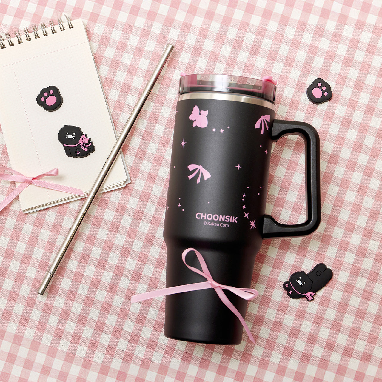 KAKAO FRIENDS - Noir Aimant Tumbler