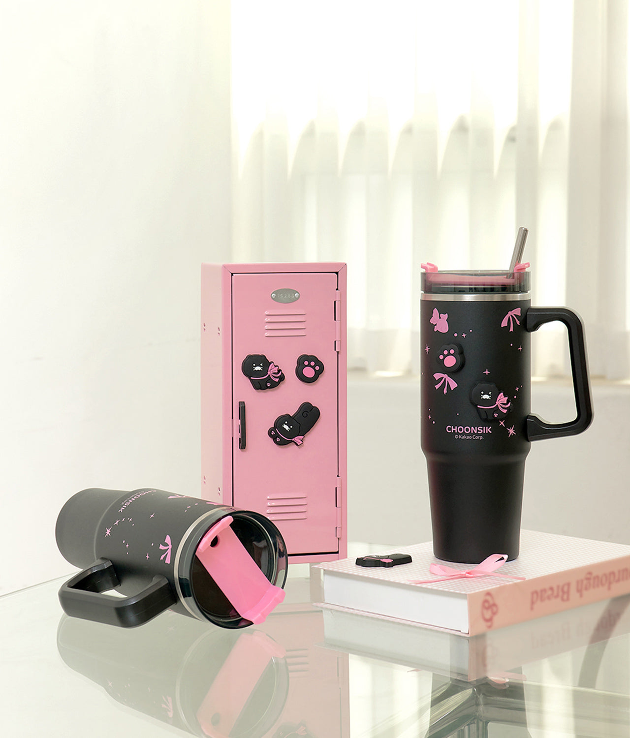 KAKAO FRIENDS - Noir Aimant Tumbler - Detail 3