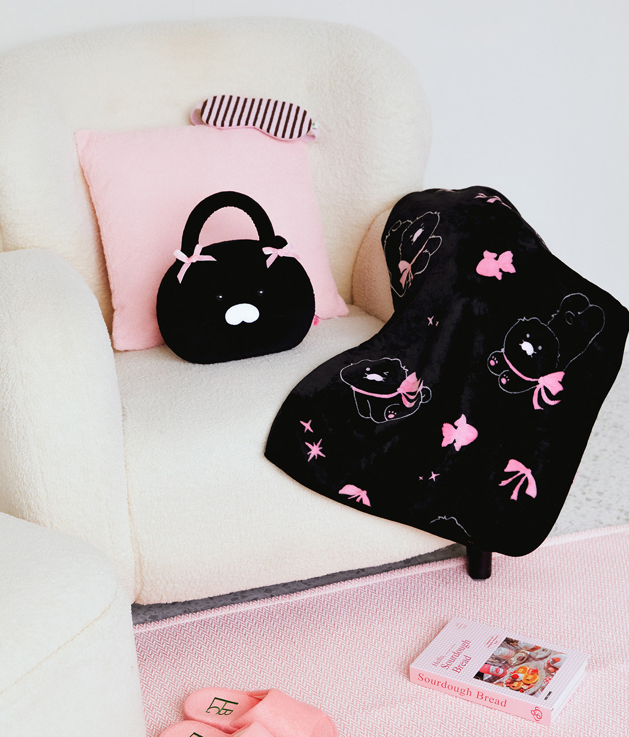 KAKAO FRIENDS - Noir Pochette Couverture Chunsik - Detail 3