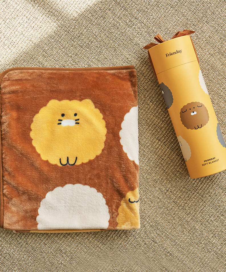 KAKAO FRIENDS - FRIENDAY Couverture Marron Chunsik