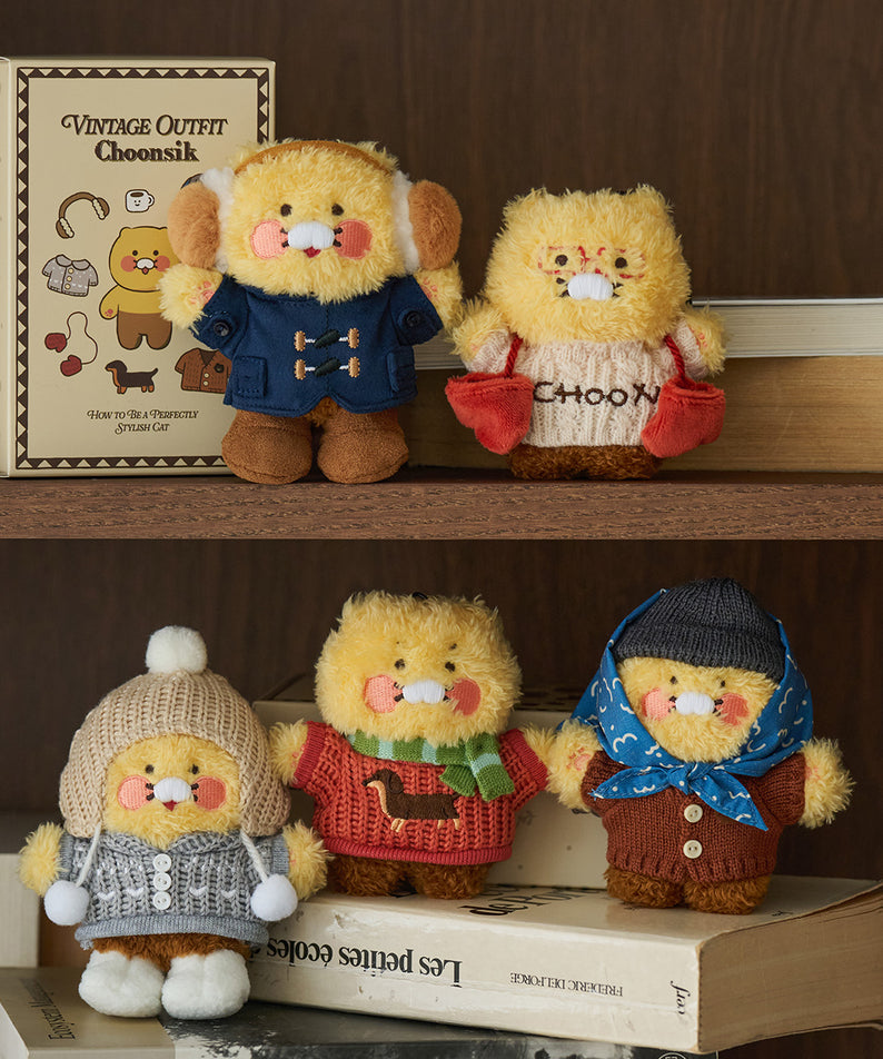 KAKAO FRIENDS - Porte-cles Peluche (5 1) Chunsik