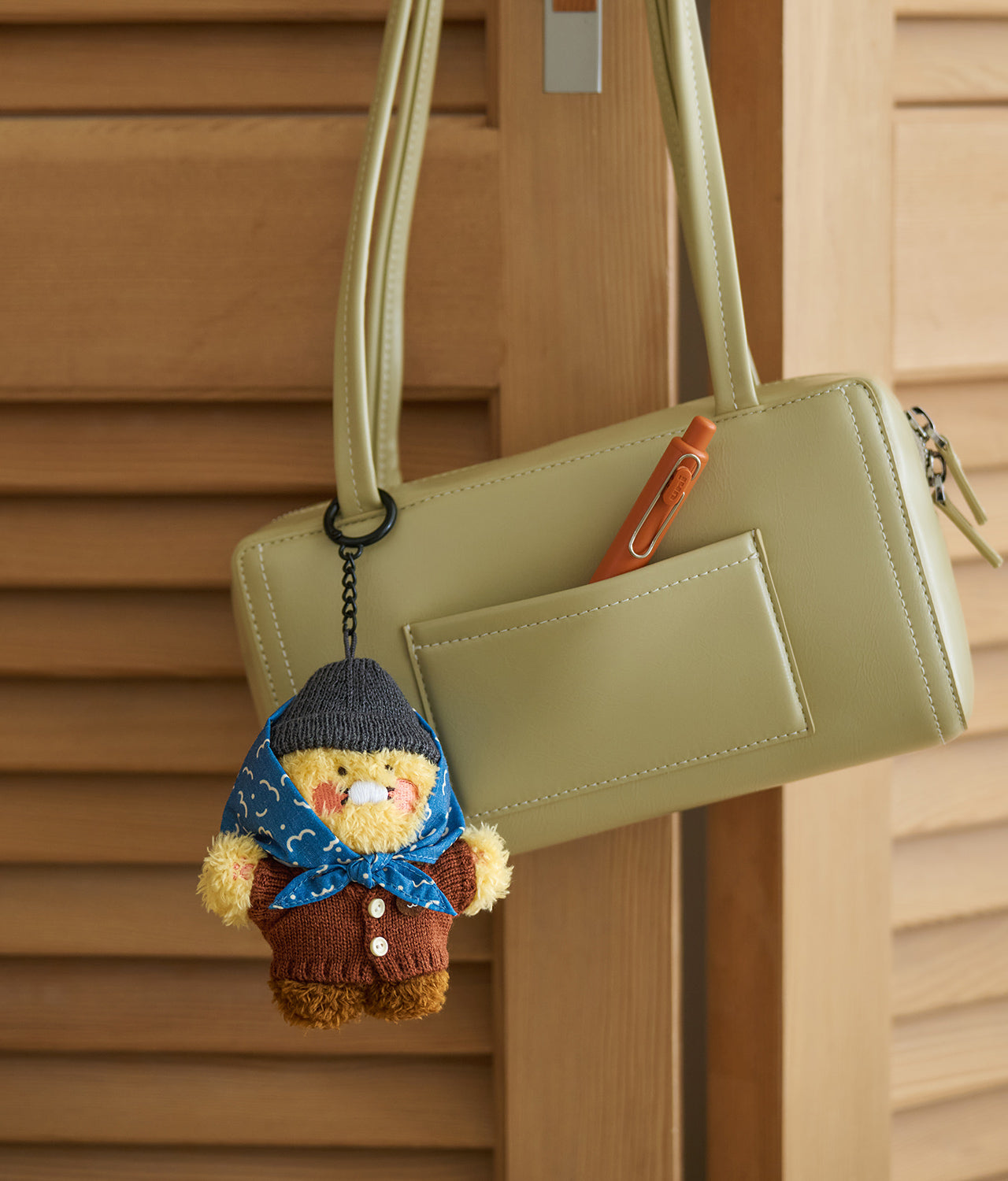 KAKAO FRIENDS - [Set Complet] Porte-cles Peluche 5 Chunsik - Detail 4