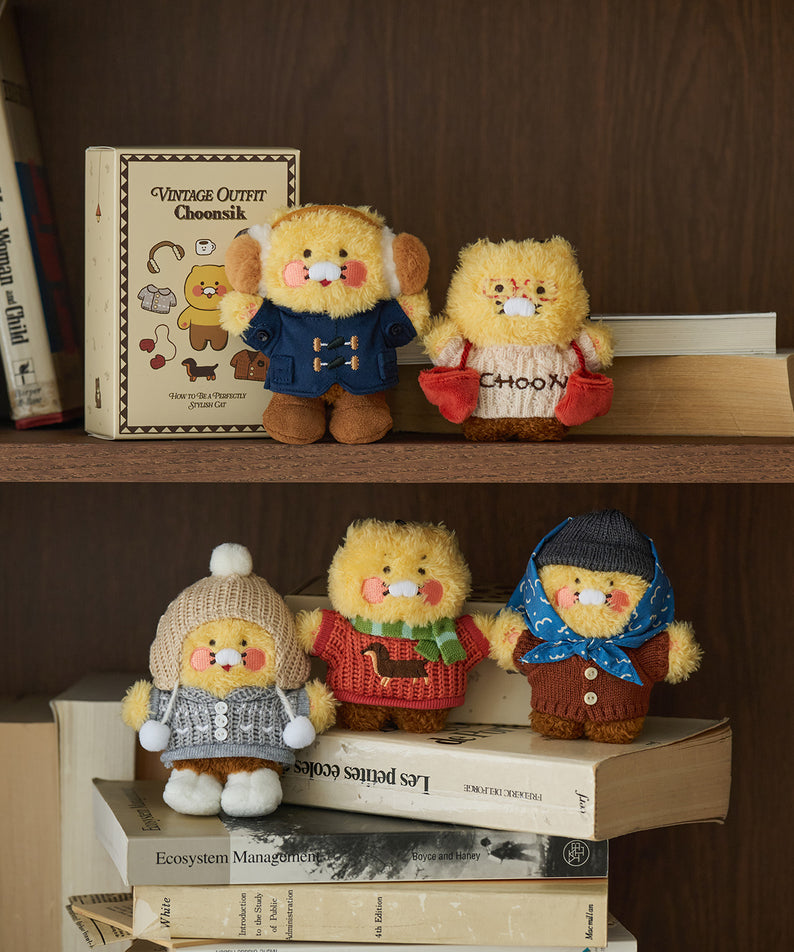 KAKAO FRIENDS - [Set Complet] Porte-cles Peluche 5 Chunsik - Detail 8