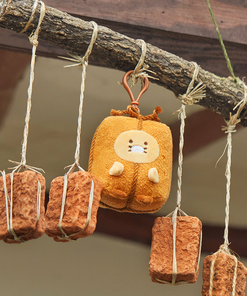 KAKAO FRIENDS - Porte-cles Peluche Chunsik