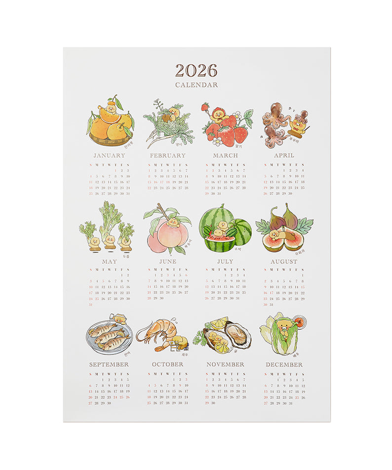 KAKAO FRIENDS - 2026 Poster Chunsik - Detail 13