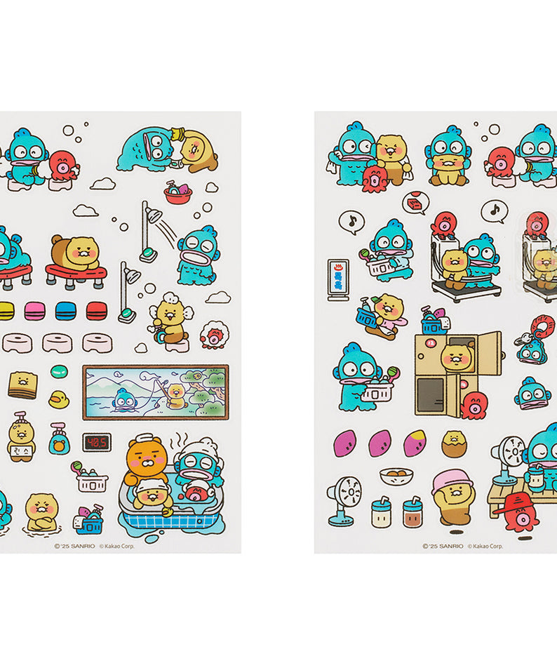 KAKAO FRIENDS - X Friends Transparent Autocollant Bleu Ryan&Chunsik - Detail 10