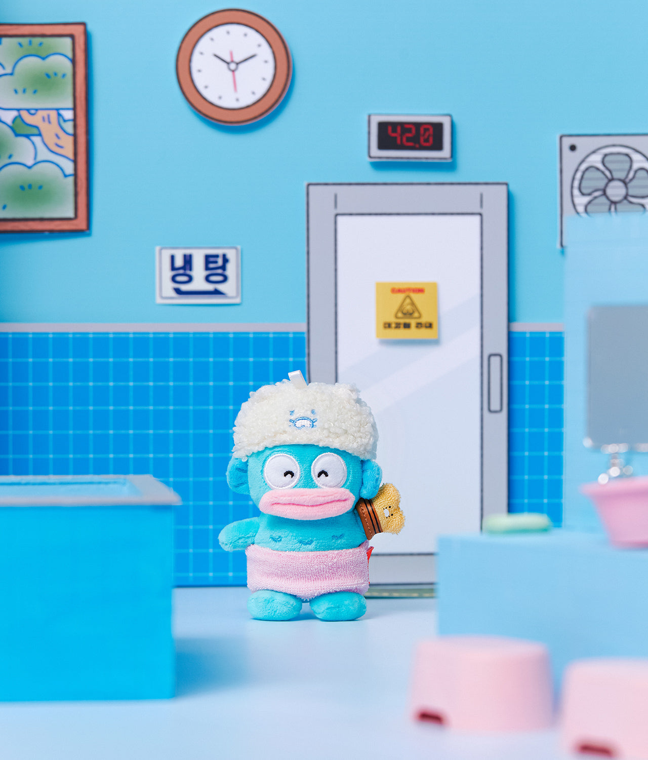 KAKAO FRIENDS - X Friends Porte-cles Peluche Chunsik - Detail 4
