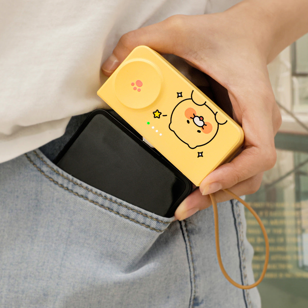 KAKAO FRIENDS - + Batterie Externe 5,000 Chunsik