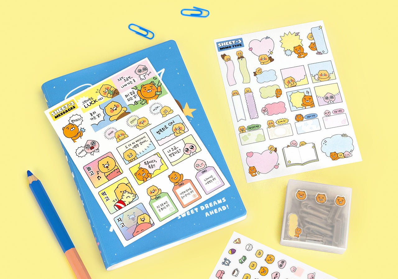 KAKAO FRIENDS - Autocollant Set 3P - Detail 9