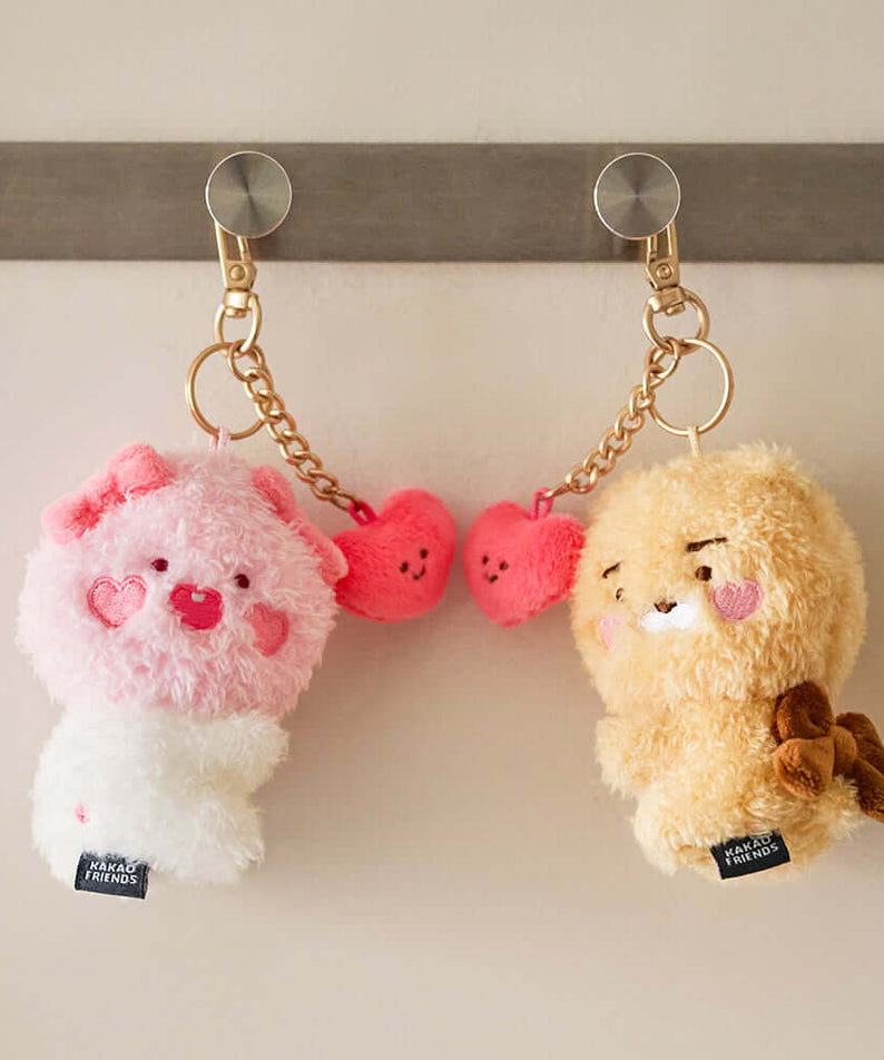 Set Peluche Porte-cles Petit Ryan - Kakao Friends