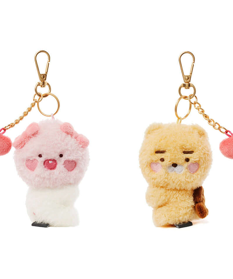 Set Peluche Porte-cles Petit Ryan - Kakao Friends