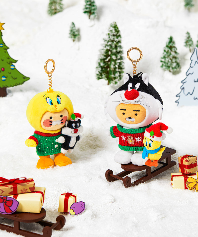 KAKAO FRIENDS - X Friends Porte-cles Peluche Ryan - Detail 6