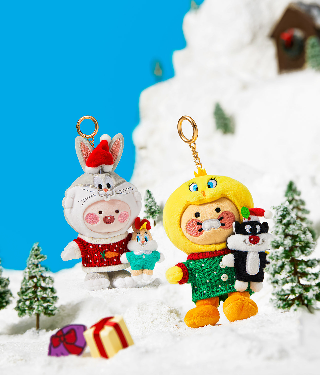 KAKAO FRIENDS - X Friends Porte-cles Peluche Baby Chunsik - Detail 5