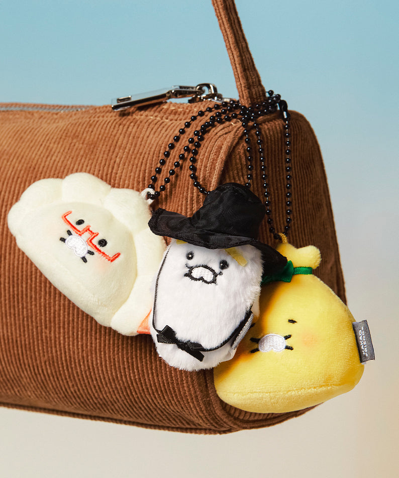 KAKAO FRIENDS - Porte-cles Peluche 3P Set Chunsik