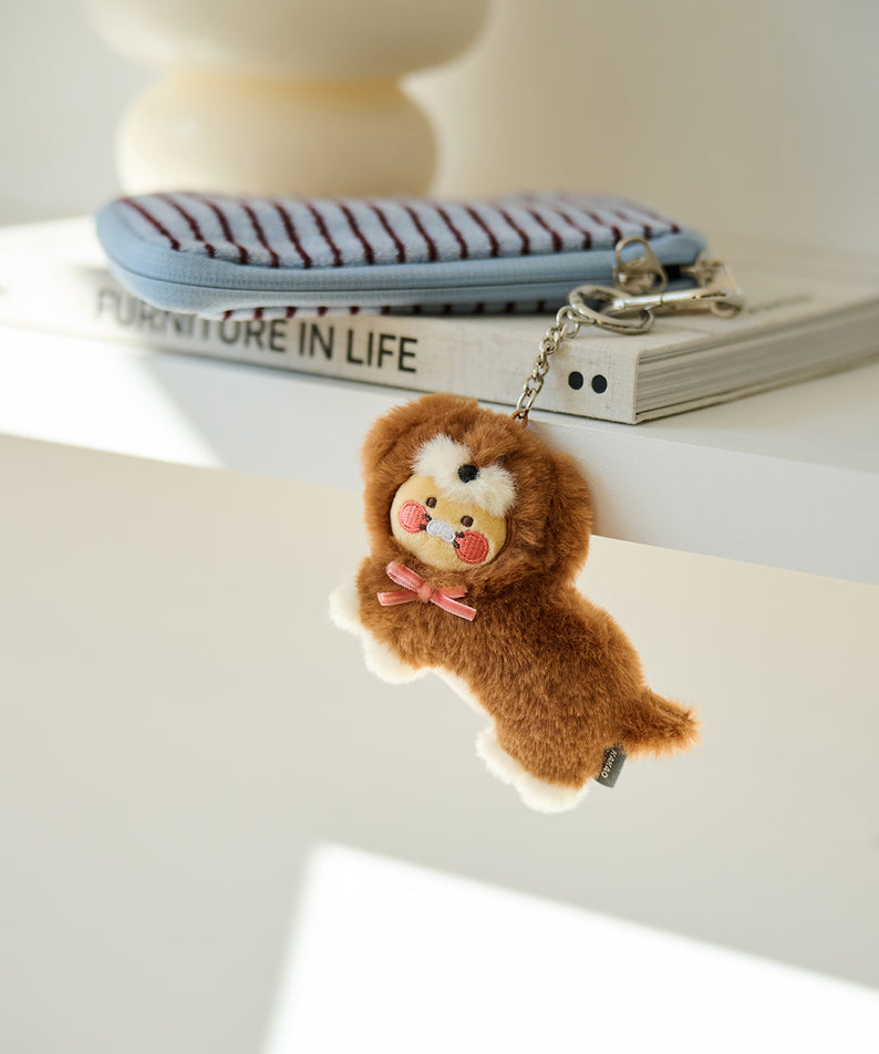 KAKAO FRIENDS - Marron Porte-cles Peluche Chunsik - Detail 8