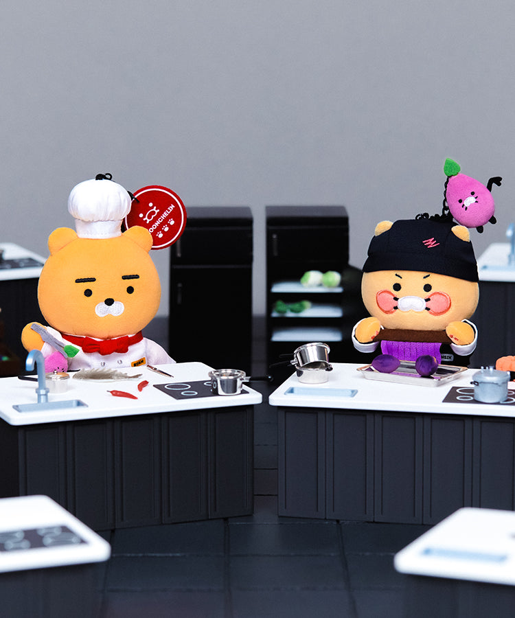 KAKAO FRIENDS - XFriends PeluchePorte-cles Couverts Chunsik - Detail 5