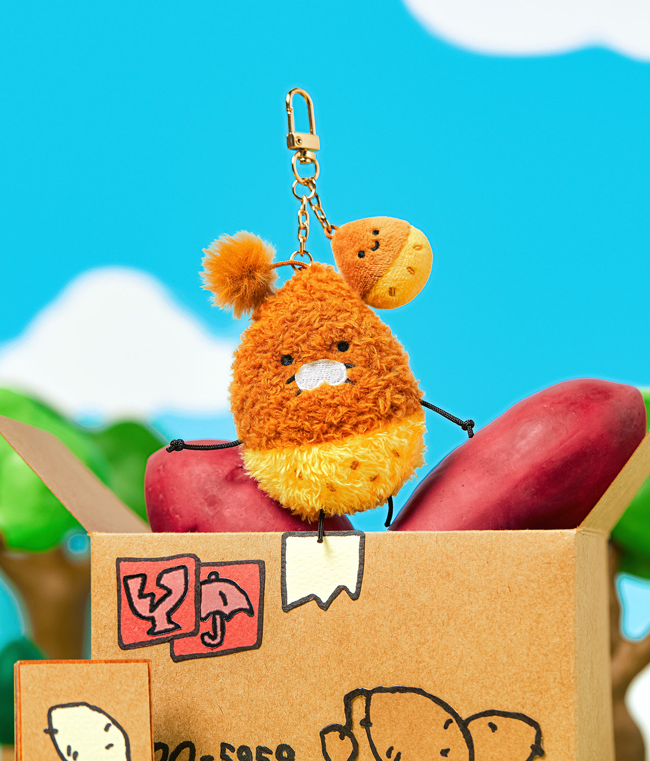 KAKAO FRIENDS - Mini Porte-cles Peluche - Detail 4
