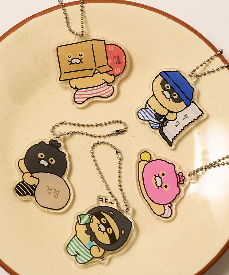 KAKAO FRIENDS - Acrylique Porte-cles(5 1) Chunsik