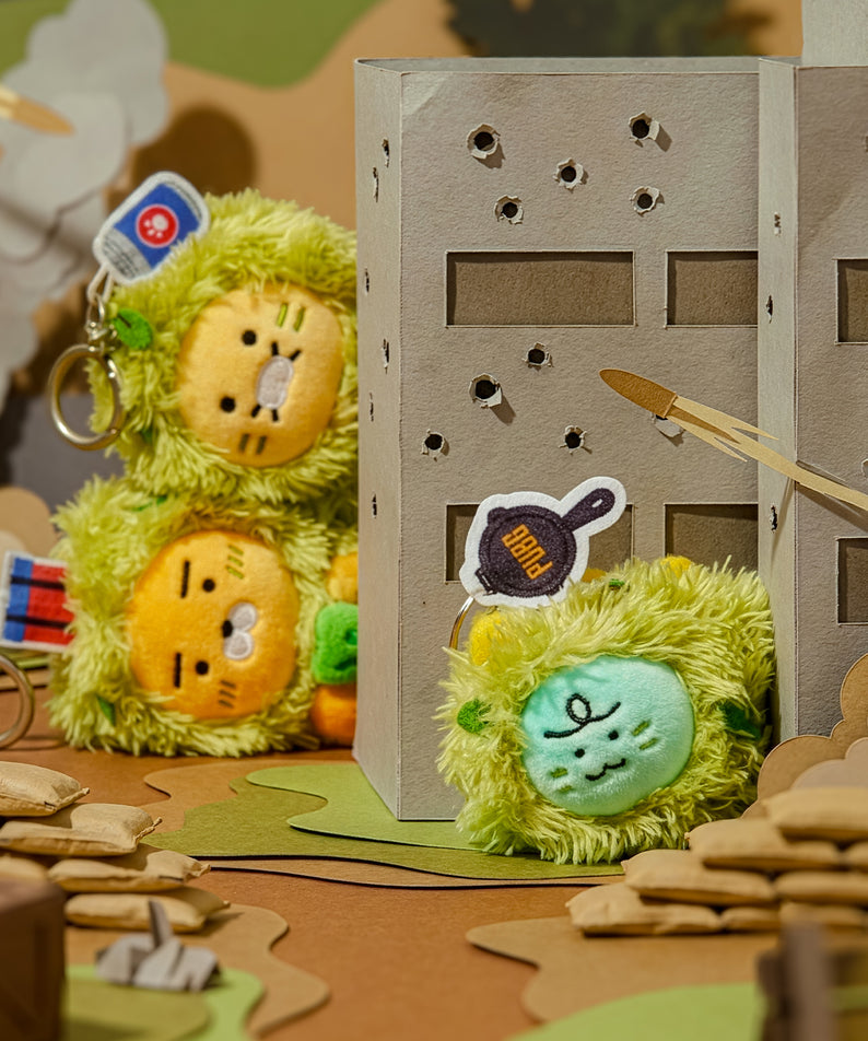 KAKAO FRIENDS - XFriends Porte-cles Peluche Chunsik - Detail 8