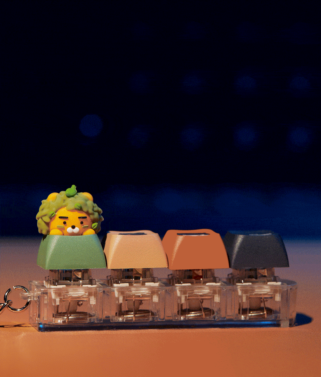 KAKAO FRIENDS - XFriends LED CasquettePorte-cles Vert Friends - Detail 6