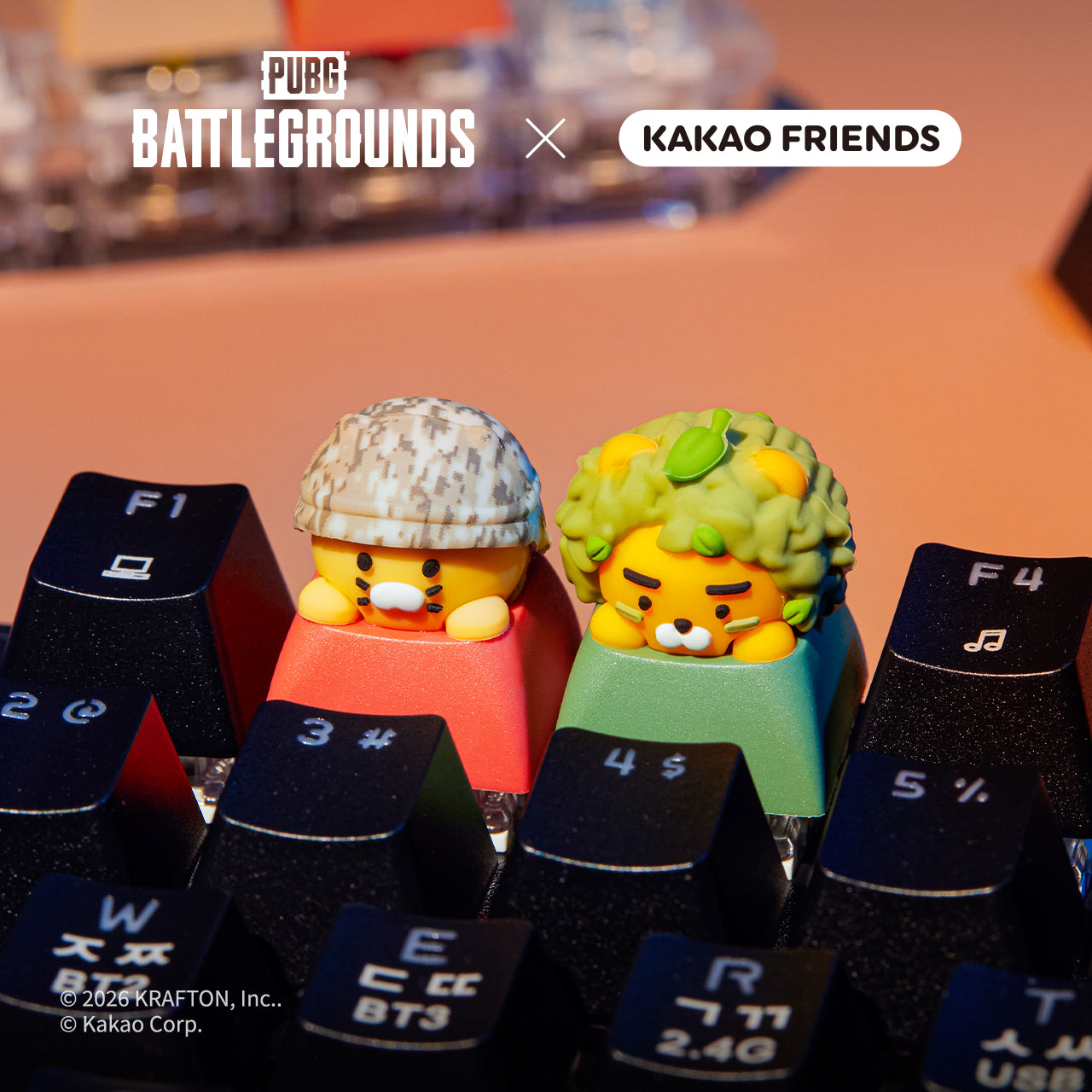 KAKAO FRIENDS - XFriends LED CasquettePorte-cles Vert Friends