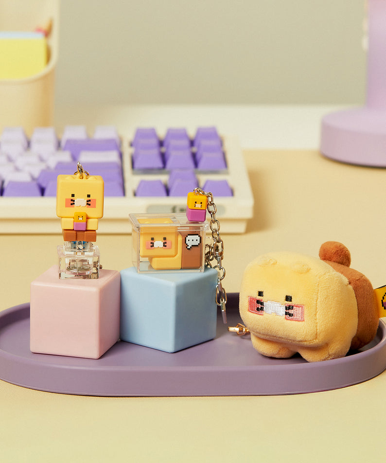 KAKAO FRIENDS - Porte-cles Peluche Chunsik