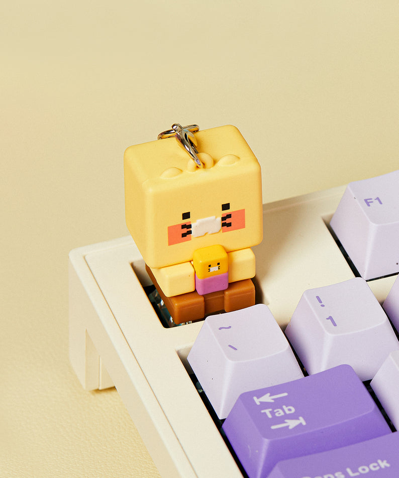 KAKAO FRIENDS - LED Casquette Figurine Porte-cles Chunsik