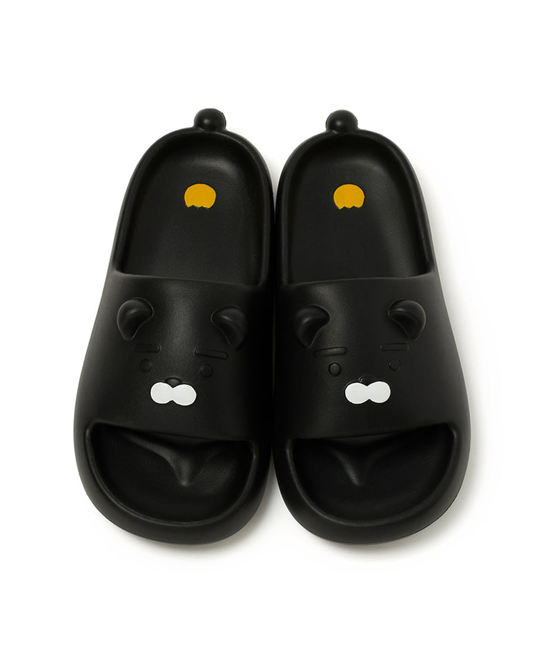 KAKAO FRIENDS - Noir Pantoufles Homme Ryan - Detail 11