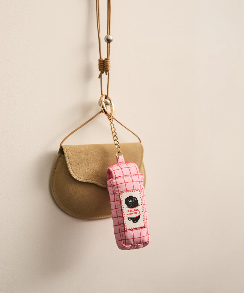 KAKAO FRIENDS - Noir Baume Levres Porte-cles Chunsik - Detail 3