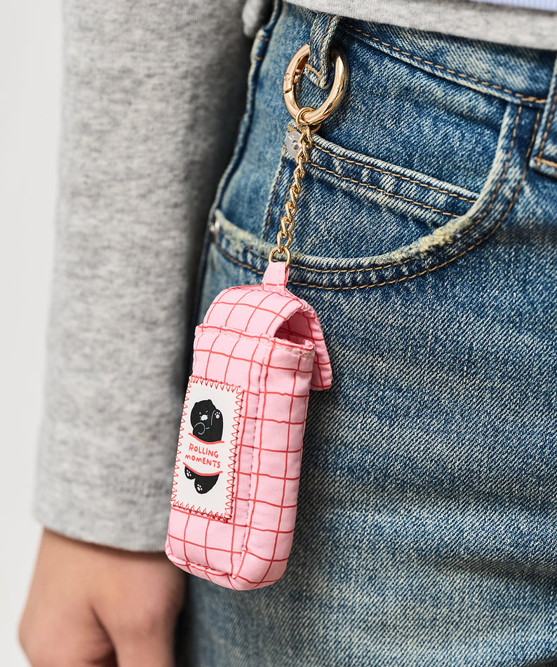 KAKAO FRIENDS - Noir Baume Levres Porte-cles Chunsik - Detail 4