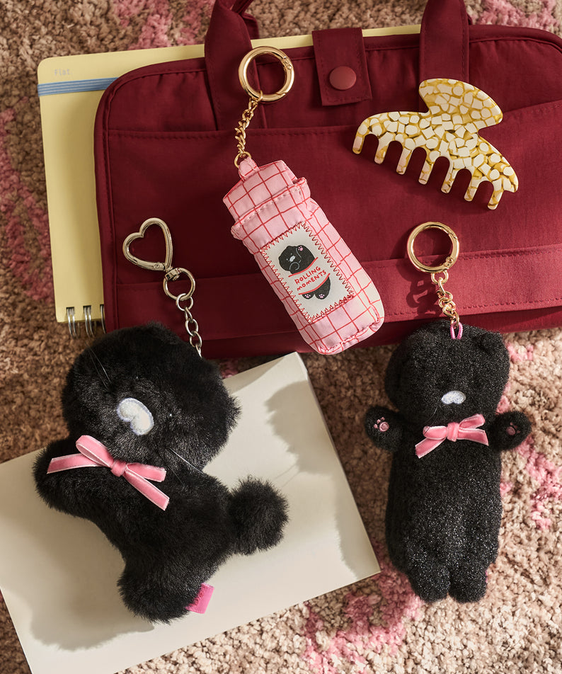 KAKAO FRIENDS - Noir Baume Levres Porte-cles Chunsik - Detail 7