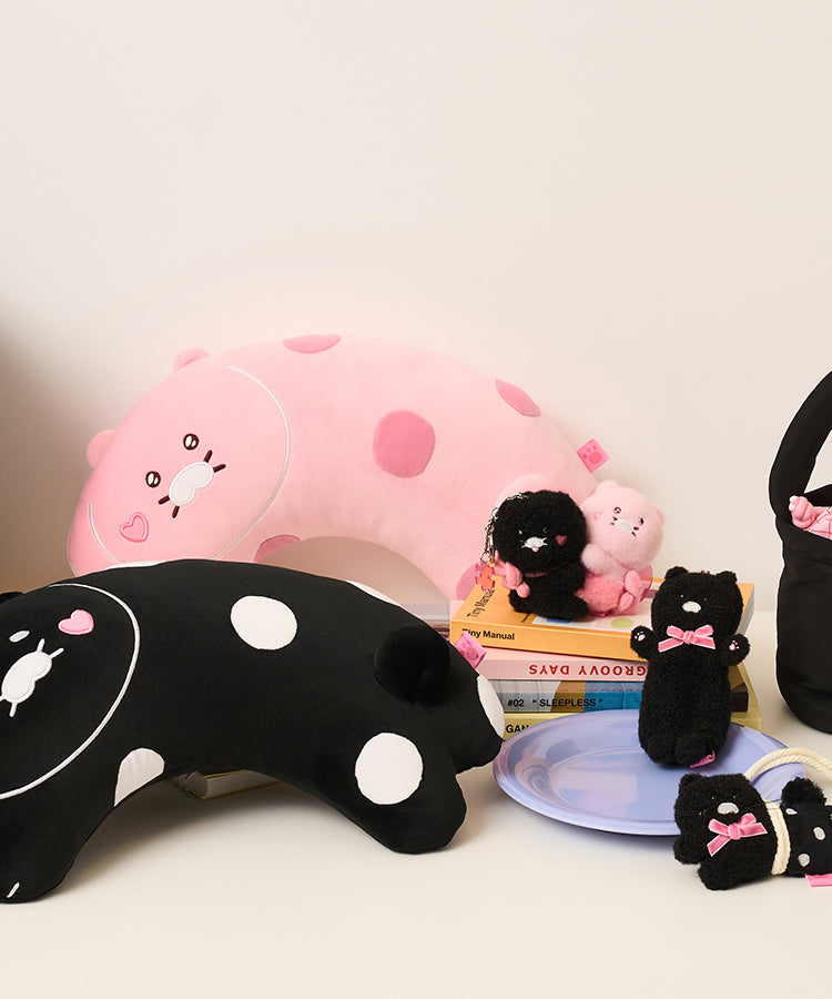 KAKAO FRIENDS - Noir Baume Levres Porte-cles Chunsik - Detail 8