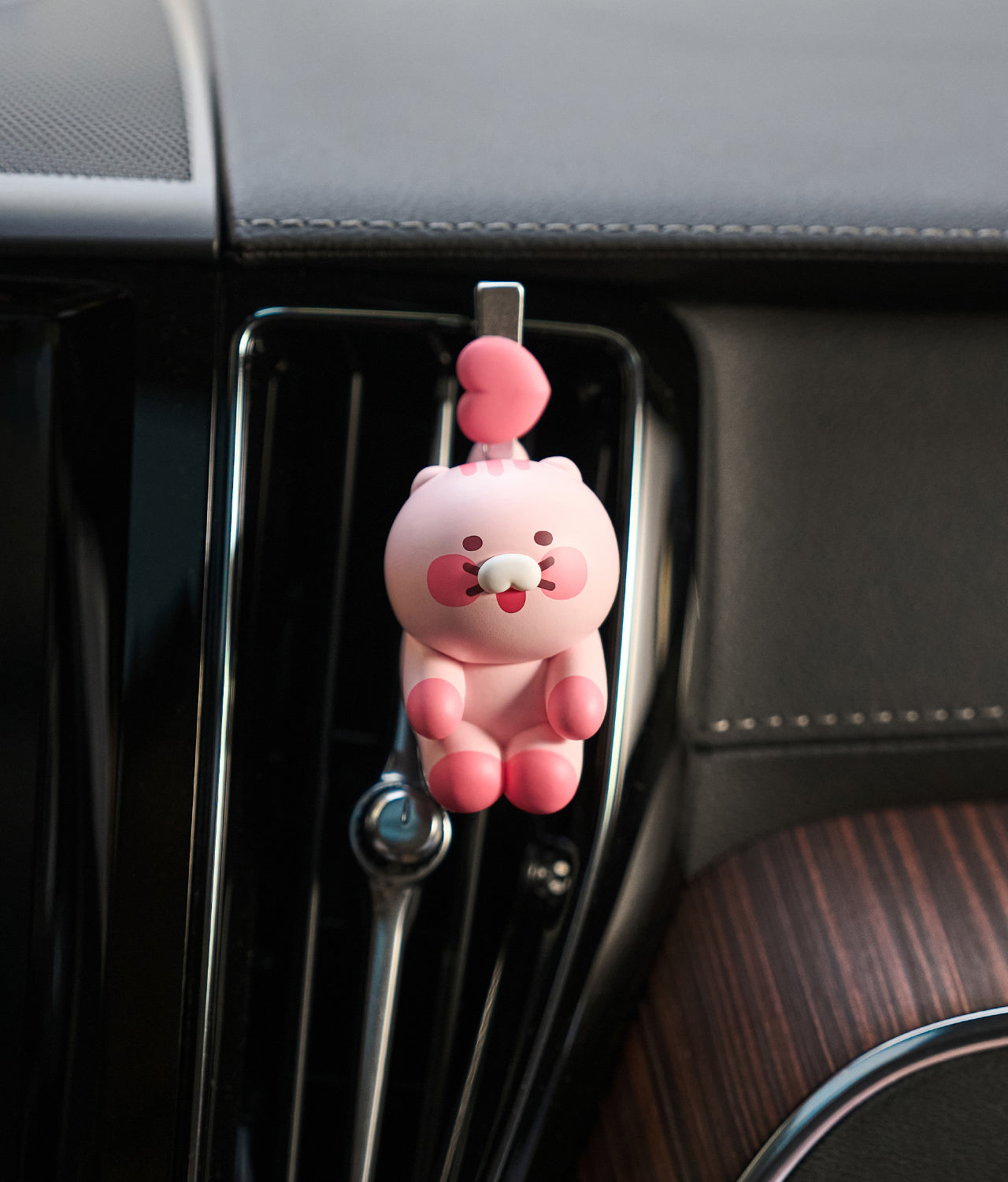 KAKAO FRIENDS - Noir Voiture Desodorisant Rose Chunsik - Detail 3
