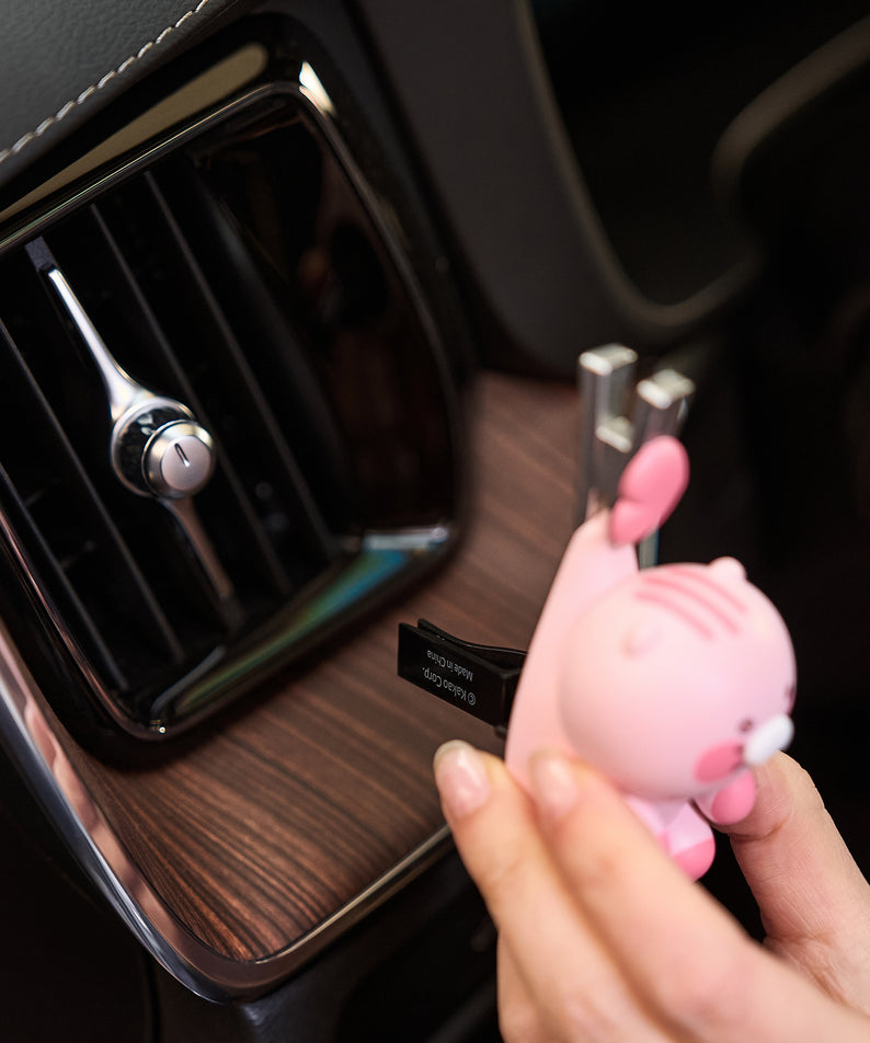 KAKAO FRIENDS - Noir Voiture Desodorisant Rose Chunsik - Detail 5