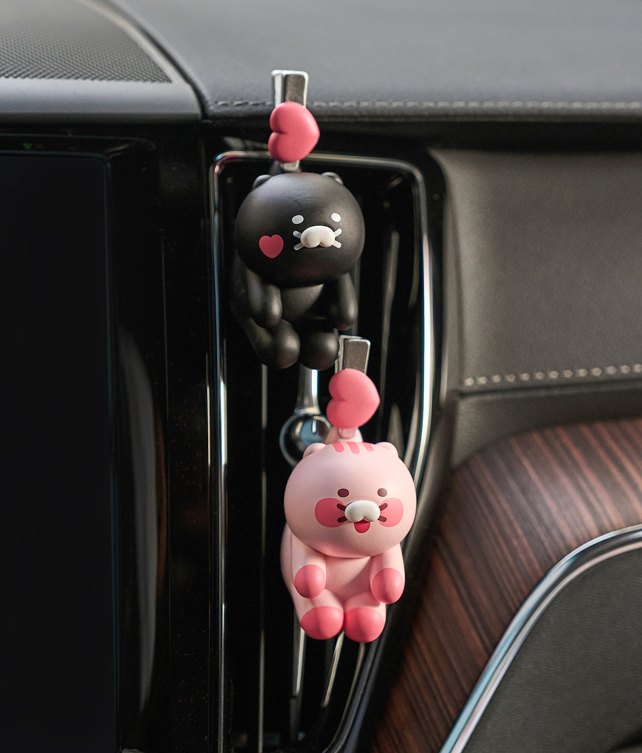 KAKAO FRIENDS - Noir Voiture Desodorisant Rose Chunsik - Detail 7