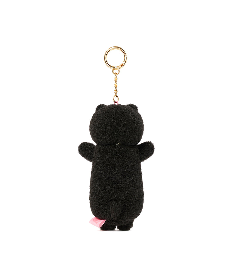KAKAO FRIENDS - Noir Peluche Baume Levres Porte-cles Chunsik - Detail 9