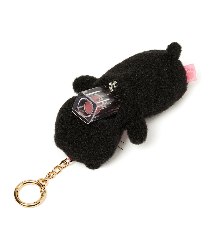 KAKAO FRIENDS - Noir Peluche Baume Levres Porte-cles Chunsik - Detail 10