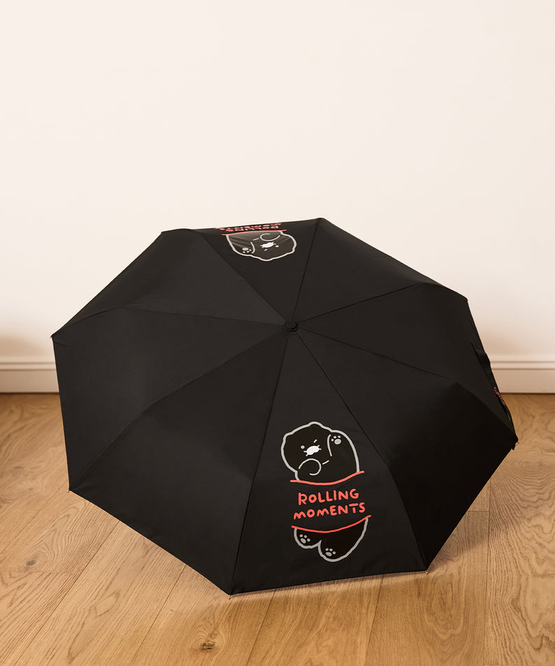 KAKAO FRIENDS - Noir MiniPochette Parapluie Chunsik - Detail 4