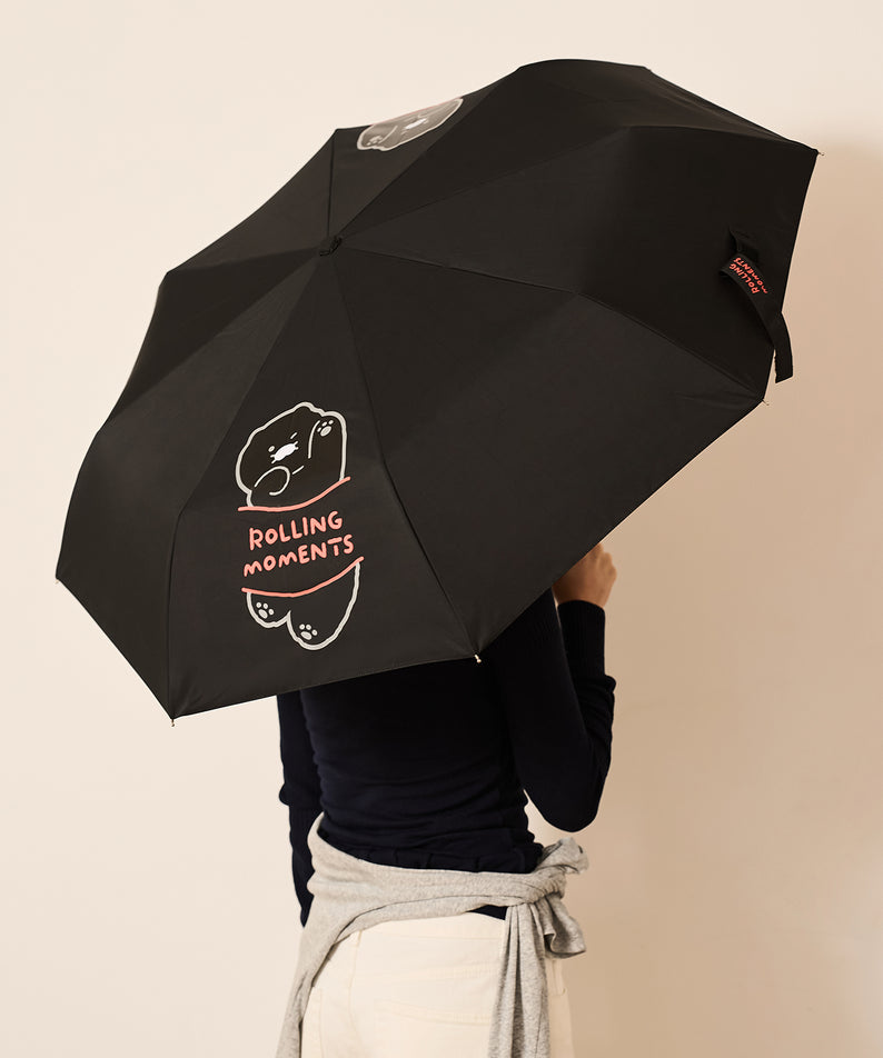 KAKAO FRIENDS - Noir MiniPochette Parapluie Chunsik - Detail 5
